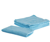 Packung mit 5 blauen Mikrofasertüchern